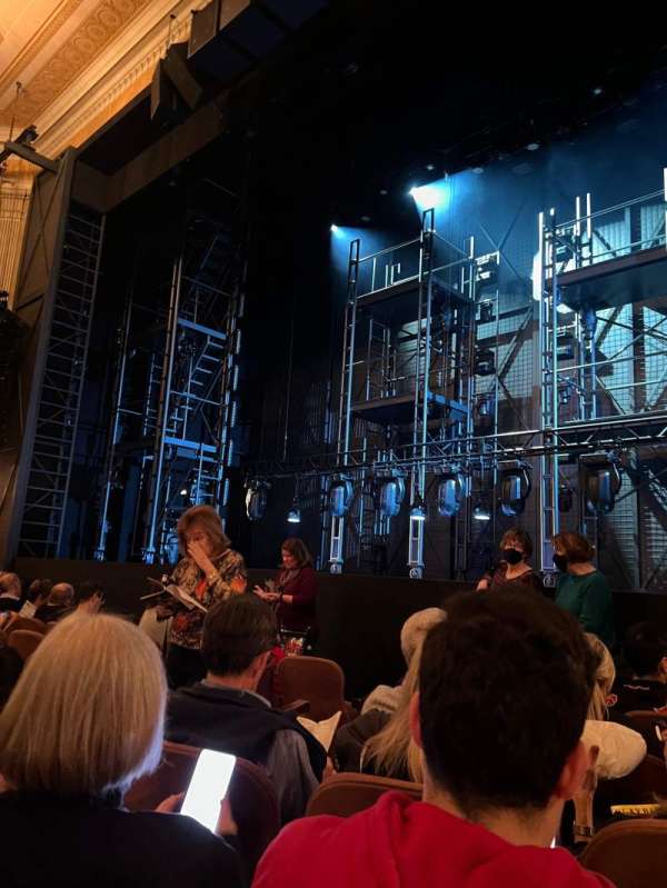 Music Box Theatre, section: Orchestra R, row: F, seat: 8