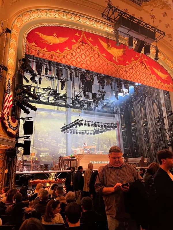 Bernard B. Jacobs Theatre, section: Orchestra L, row: J, seat: 5