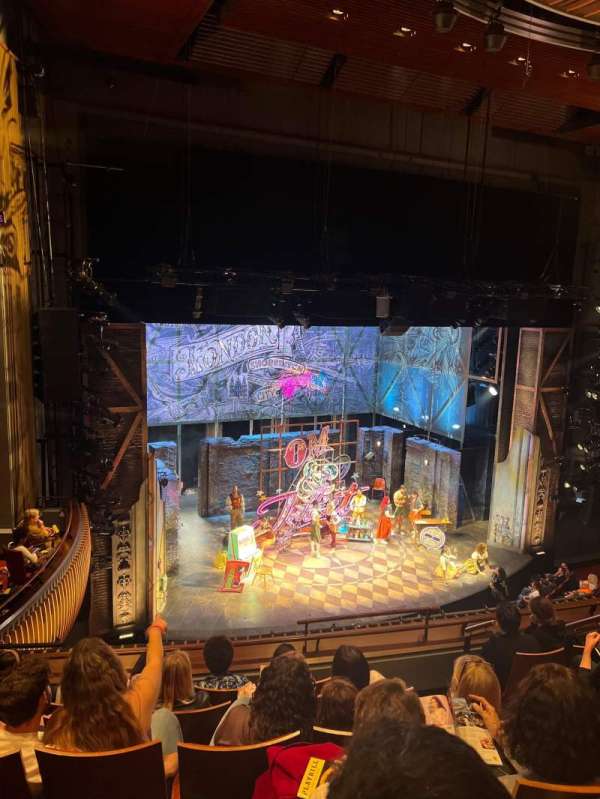 Stephen Sondheim Theatre, section: Mezzanine R, row: FF, seat: 9