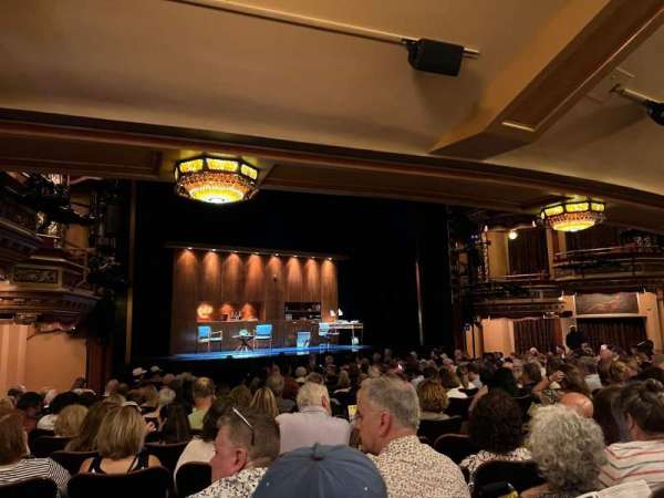 Belasco Theatre, section: Orchestra L, row: P, seat: 15
