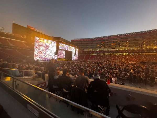 Levi's Stadium, section: C115, row: 8, seat: 14