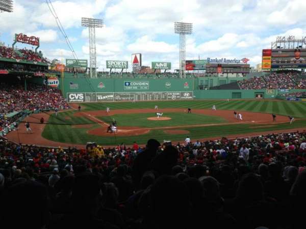 Fenway Park, section: Grandstand 18, row: 6, seat: 14
