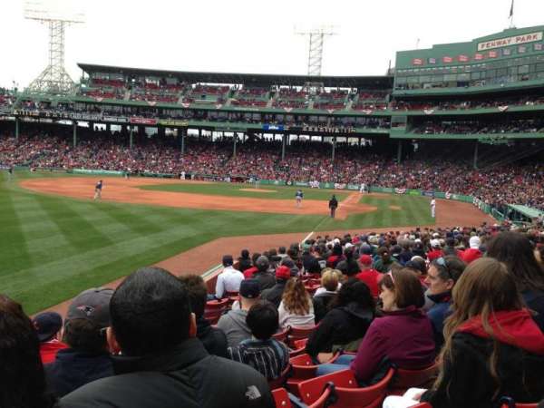 Fenway Park, section: Loge Box 163, seat: 1