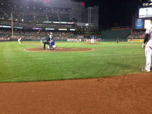 Oriole Park at Camden Yards, section: 30, row: 1, seat: 3