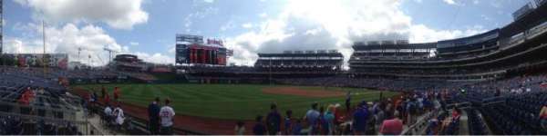 Nationals Park, section: 112, row: F, seat: 1