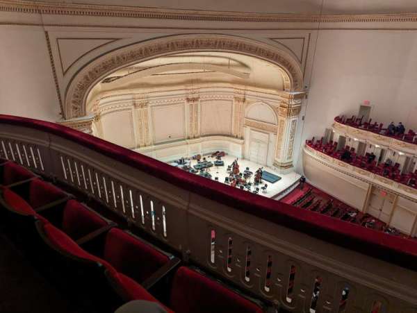 Carnegie Hall, section: Lower Side Balcony L, row: B, seat: 53