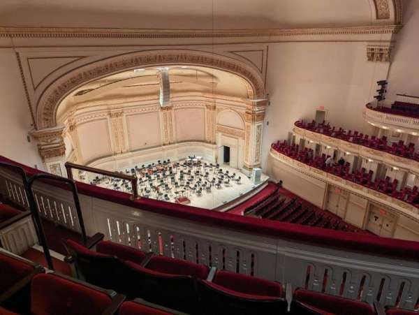Carnegie Hall, section: Lower Side Balcony L, row: C, seat: 39