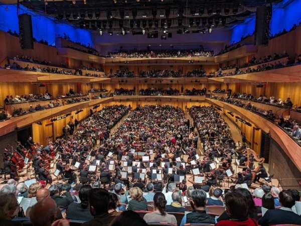 David Geffen Hall, section: Parterre, row: GG, seat: 203