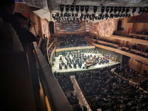 David Geffen Hall, section: Third Tier Side L, row: A, seat: 45