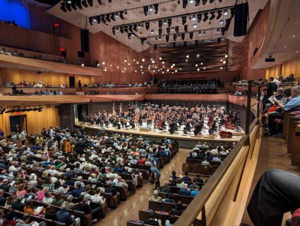 David Geffen Hall, section: First Tier Rear Side R, row: A, seat: 94