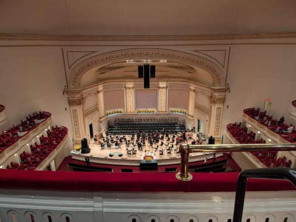 Carnegie Hall, section: Lower Balcony LC, row: B, seat: 101
