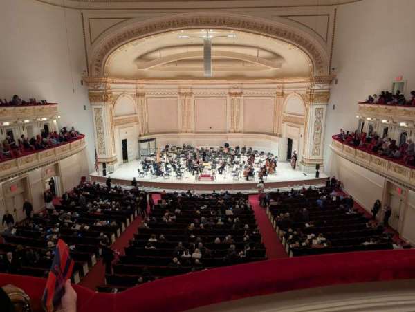 Carnegie Hall, section: Box 30, row: 2, seat: 6