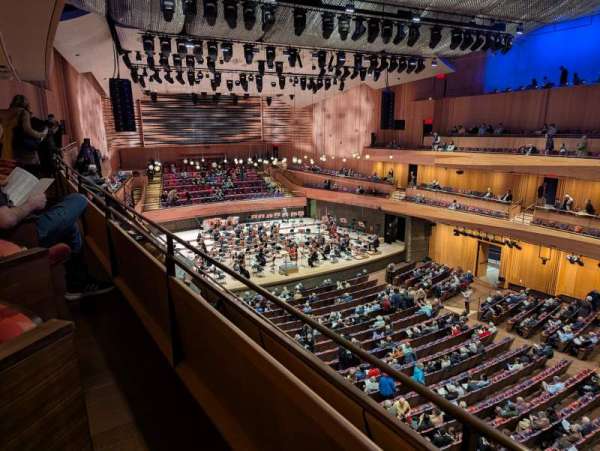 David Geffen Hall, section: Second Tier Rear Side L, row: B, seat: 61
