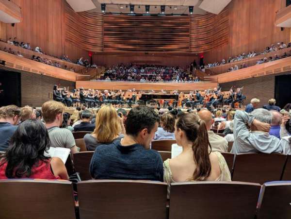 David Geffen Hall, section: Orchestra C, row: L, seat: 109