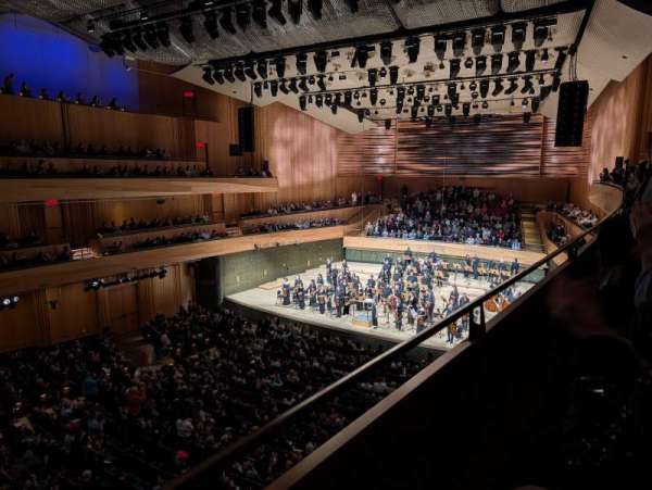 David Geffen Hall, section: Second Tier Rear Side R, row: A, seat: 82