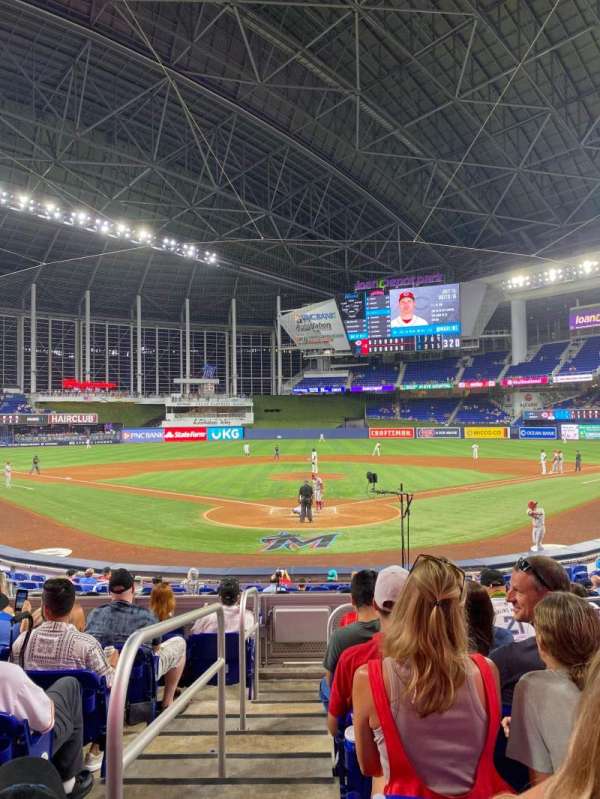 LoanDepot Park, section: 14, row: 1, seat: 10