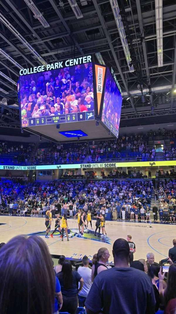 College Park Center, section: 101, row: K, seat: 21