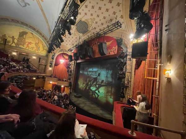 Bernard B. Jacobs Theatre, section: Mezzanine R, row: B, seat: 26