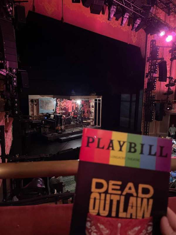 Longacre Theatre, section: Mezzanine L, row: A, seat: 20