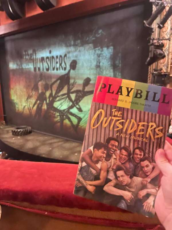 Bernard B. Jacobs Theatre, section: Mezzanine R, row: A, seat: 18