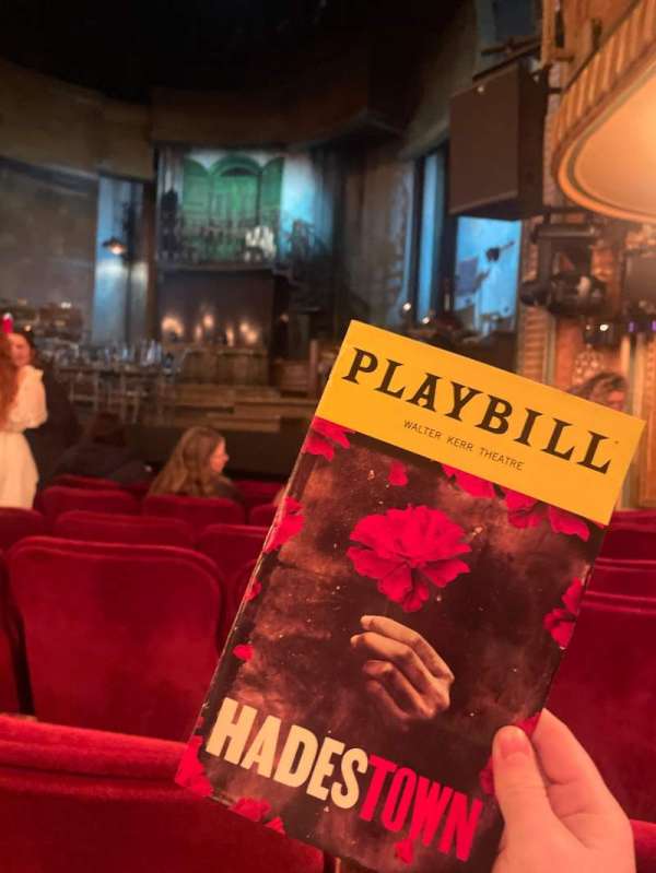 Walter Kerr Theatre, section: Orchestra R, row: H, seat: 12