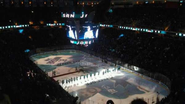 SAP Center, section: 225, row: 15, seat: 3