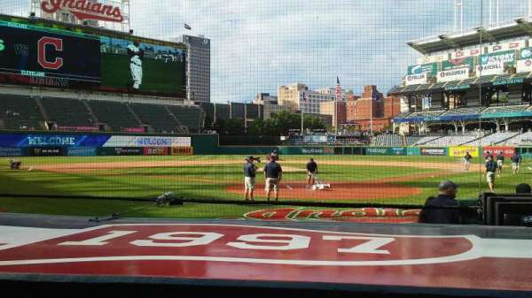 Progressive Field, section: 154, row: G, seat: 1