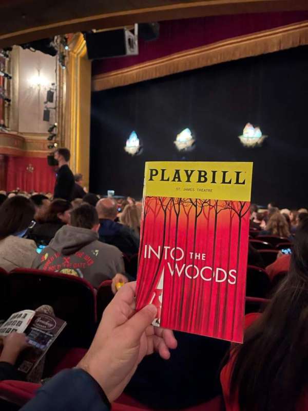 St. James Theatre, section: Orchestra R, row: N, seat: 16