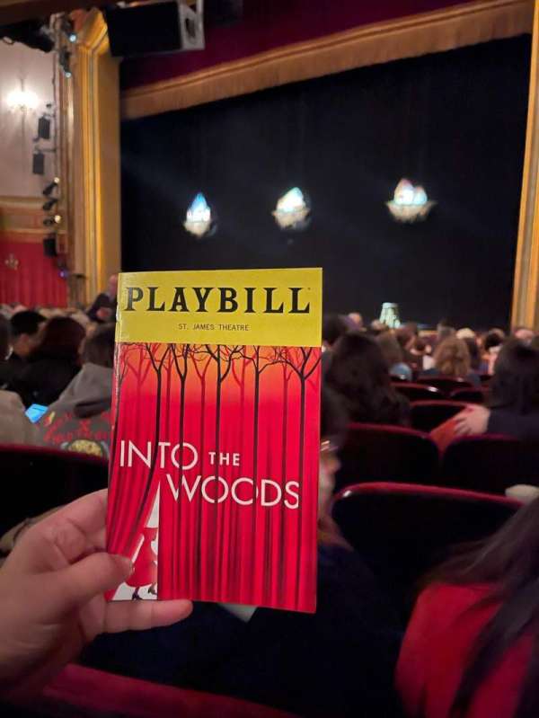 St. James Theatre, section: Orchestra R, row: N, seat: 14