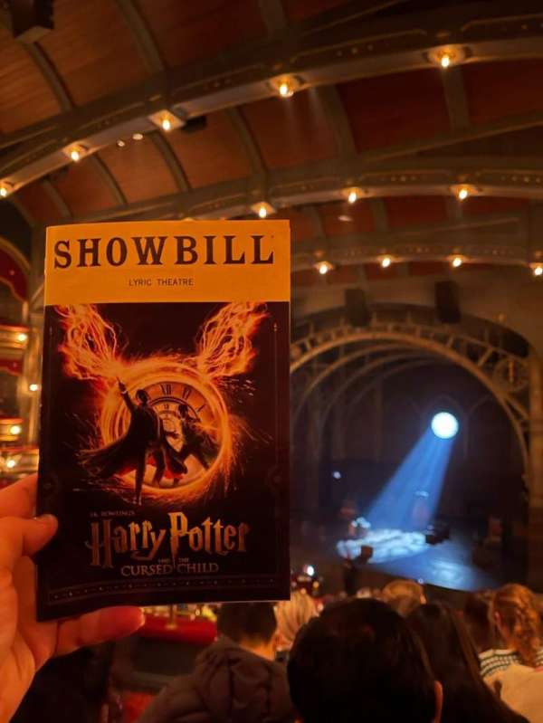Lyric Theatre, section: Dress Circle R, row: E, seat: 4