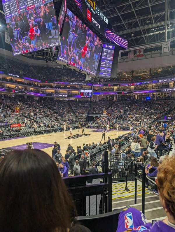 Golden 1 Center, section: 111, row: C, seat: 2