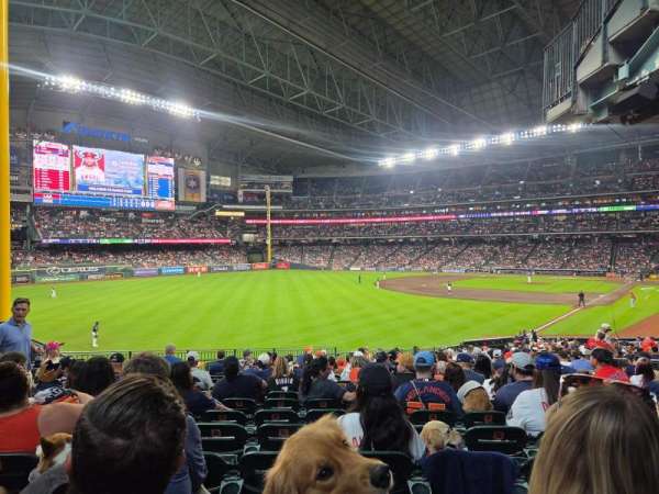Daikin Park, section: 105, row: 39, seat: 6
