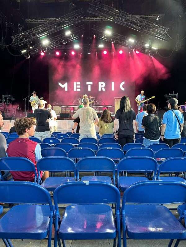 Merriweather Post Pavilion, section: 100, row: JJJ, seat: 10