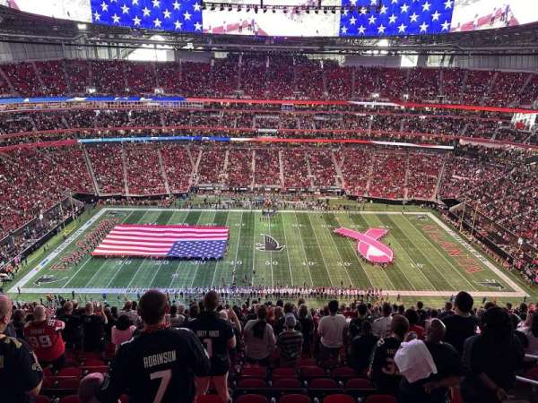 Mercedes-Benz Stadium, section: 312, row: 20, seat: 6