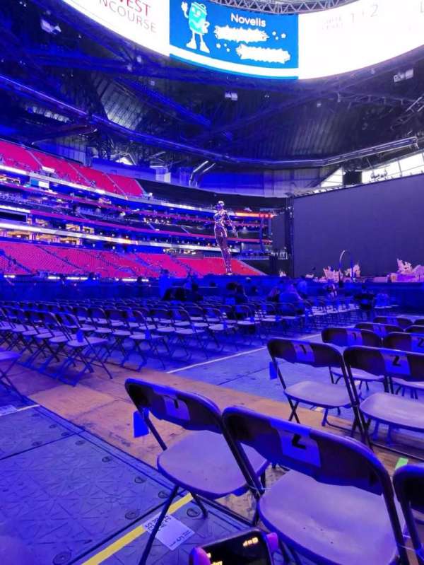 Mercedes-Benz Stadium, section: Floor N, row: 6, seat: 3