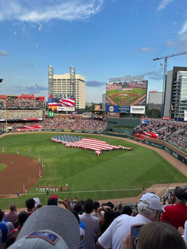 Truist Park, section: 317, row: 8, seat: 6
