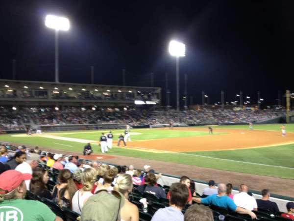 Truist Field, section: 104, row: J, seat: 8