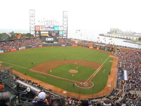 Oracle Park, section: VR318, row: 3, seat: 9