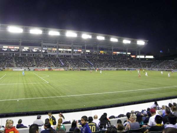 Dignity Health Sports Park, section: 135, row: H, seat: 20