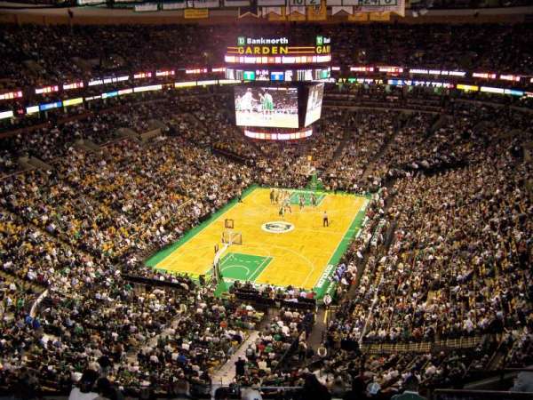 TD Garden, section: 307, row: 10, seat: 10