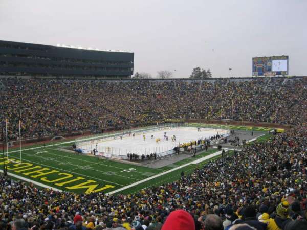 Michigan Stadium, section: 7, row: 74, seat: 2
