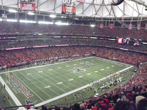 Georgia Dome, section: 301, row: 11, seat: 3
