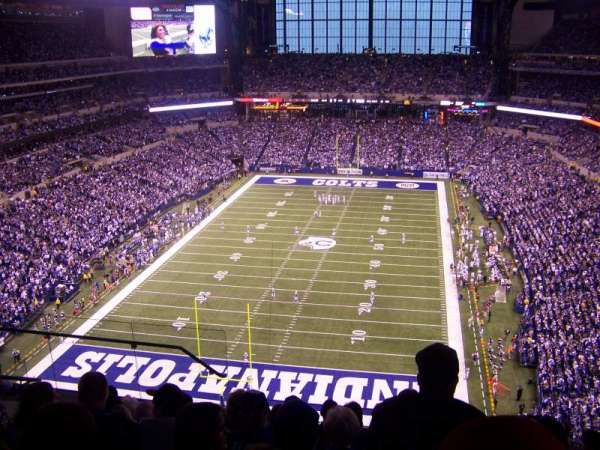 Lucas Oil Stadium, section: 625, row: 8, seat: 15