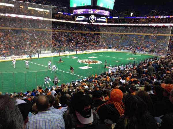 KeyBank Center, section: 108, row: 22, seat: 25