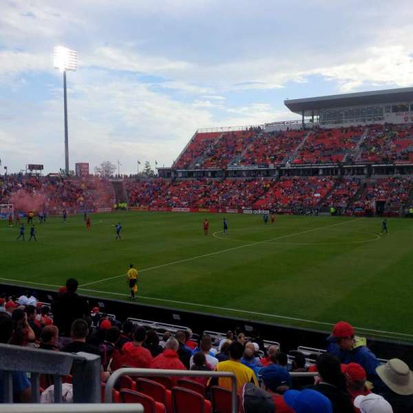 BMO Field, section: 108, row: 13, seat: 28