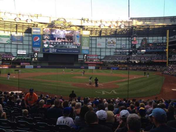 American Family Field, section: 118, row: 18, seat: 17