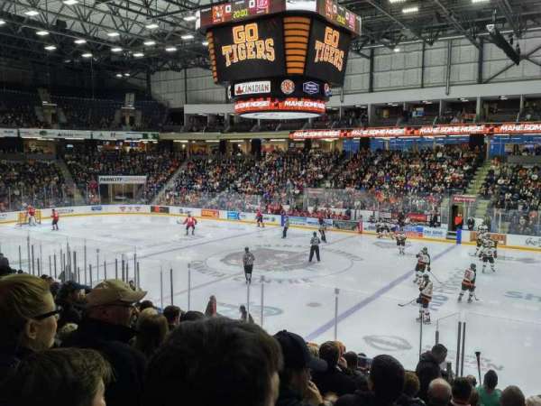 Co-op Place, section: P, row: 14, seat: 8