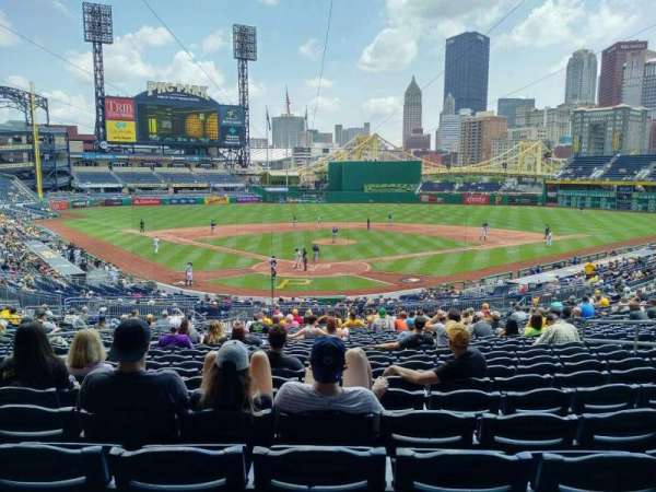 PNC Park, section: 115, row: AA, seat: 28