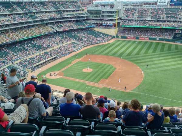 Target Field, section: 307, row: 10, seat: 9