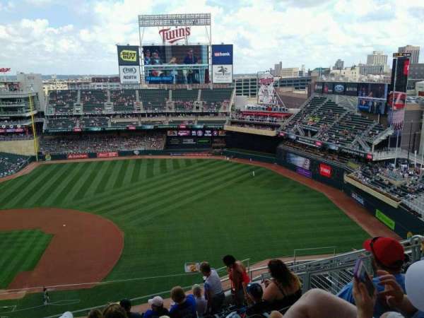 Target Field, section: 307, row: 10, seat: 9